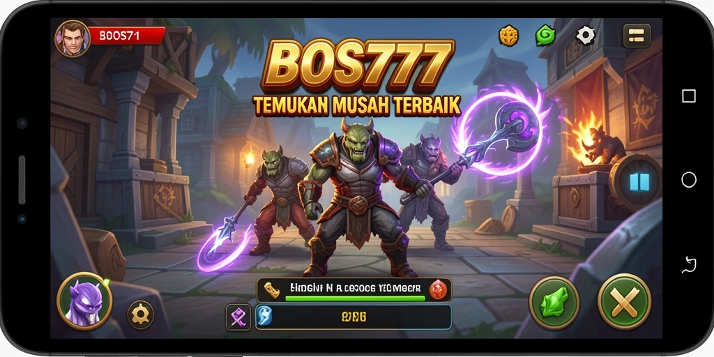 Screenshot gameplay BOS777 menampilkan karakter dalam aksi seru.