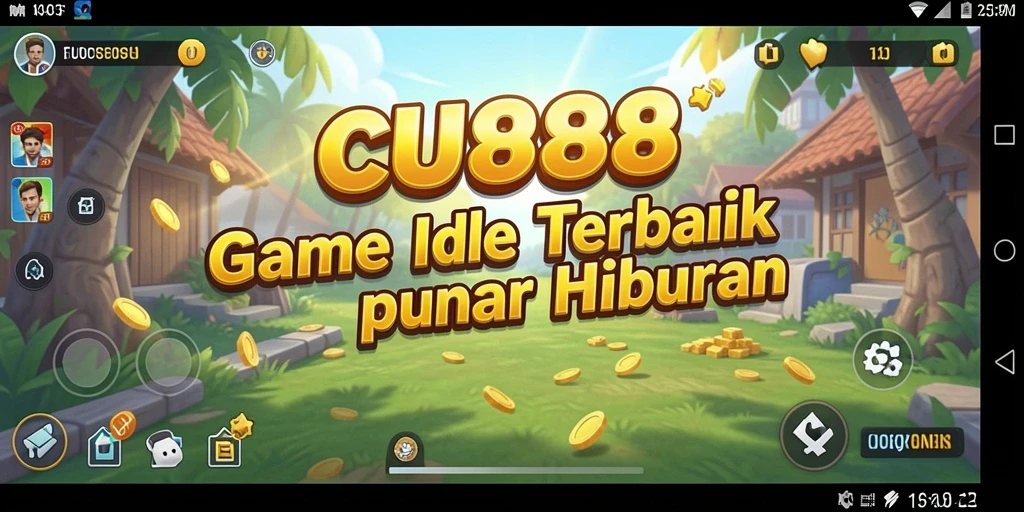 Tampilan gameplay CU888 yang menarik dan penuh warna.