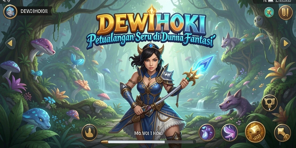 Tampilan gameplay seru dalam DEWIHOKI yang mengundang perhatian.