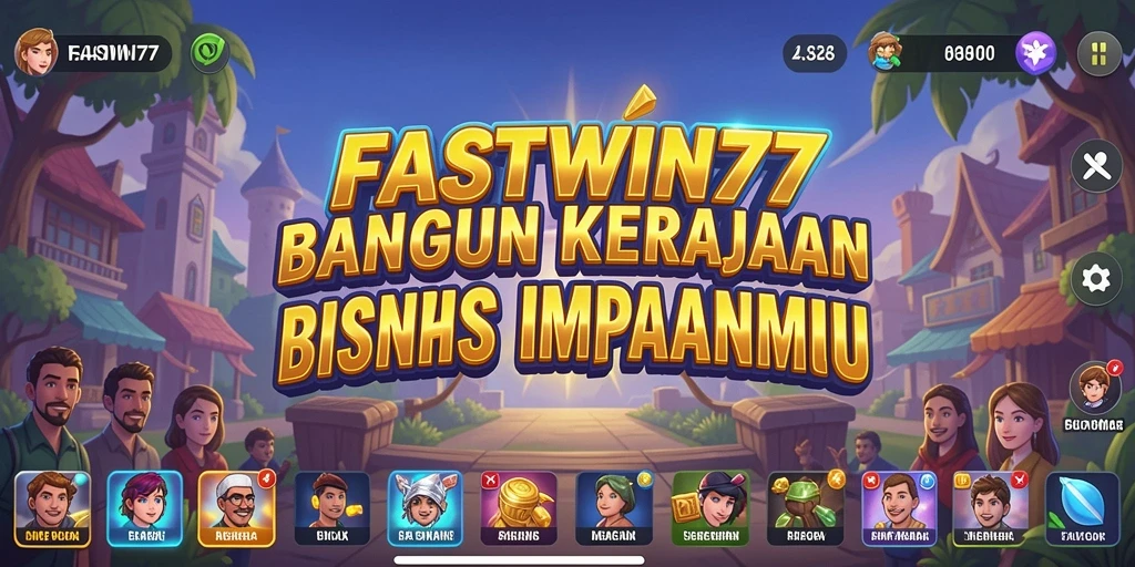 Tampilan menarik gameplay <strong>FASTWIN77</strong> dalam membangun kerajaan bisnis.