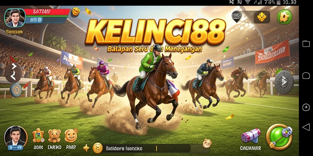 Gameplay menegangkan dalam KELINCI88 saat mobil beraksi di lintasan balap.