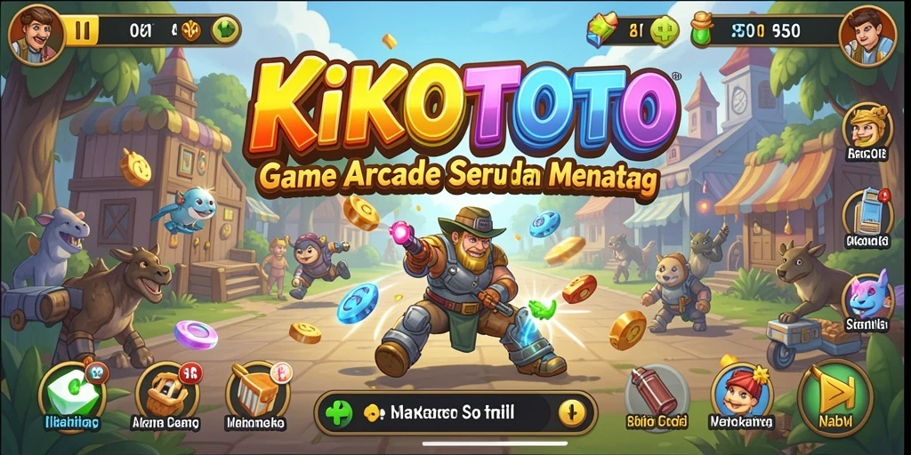 Tampilan gameplay KIKOTOTO yang mendebarkan dan penuh tantangan.