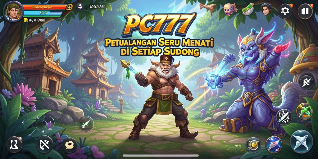 Screenshot utama <strong>PC777</strong> menampilkan gameplay petualangan yang mendebarkan.