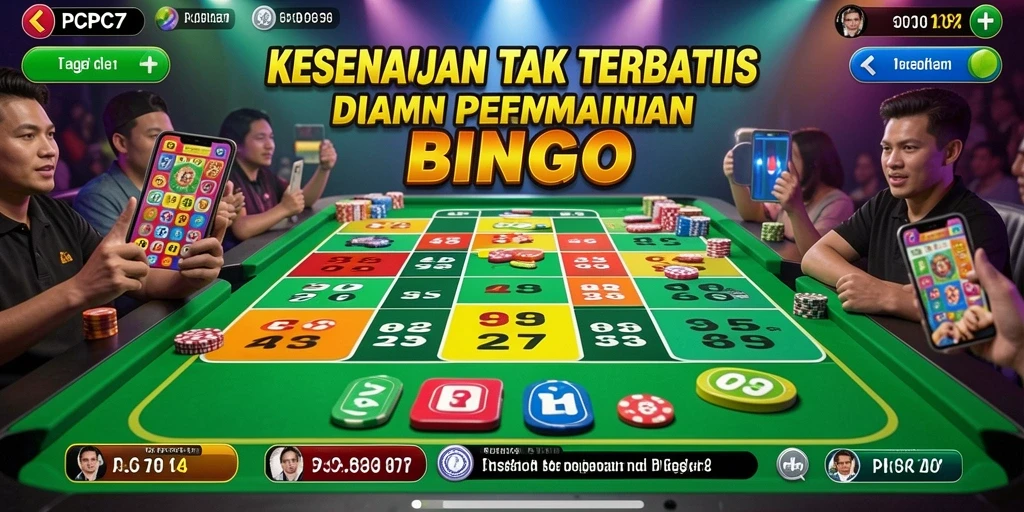 Gambaran gameplay seru dalam PCPC7, lengkap dengan kartu Bingo.