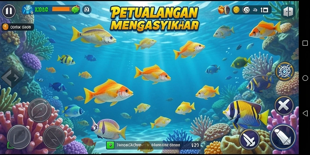 Tangkapan menakjubkan dari gameplay Tembak Ikan V21.