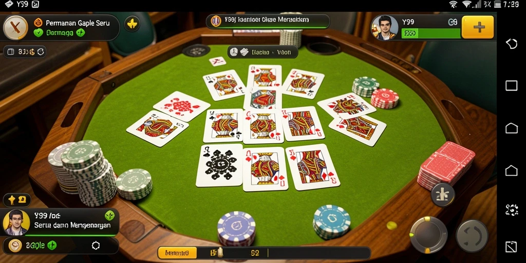 Tampilan gameplay Y89 yang seru dan interaktif di Gaple.